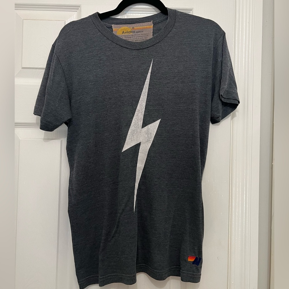 Aviator nation, gray T-shirt, size medium unisex